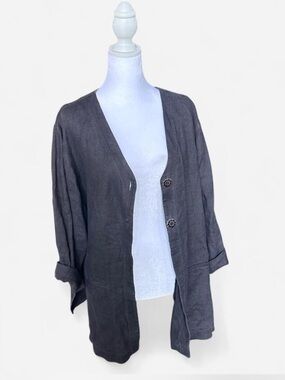 Lagenlook Blazer David Dart Collection Flowy Asymmetrical